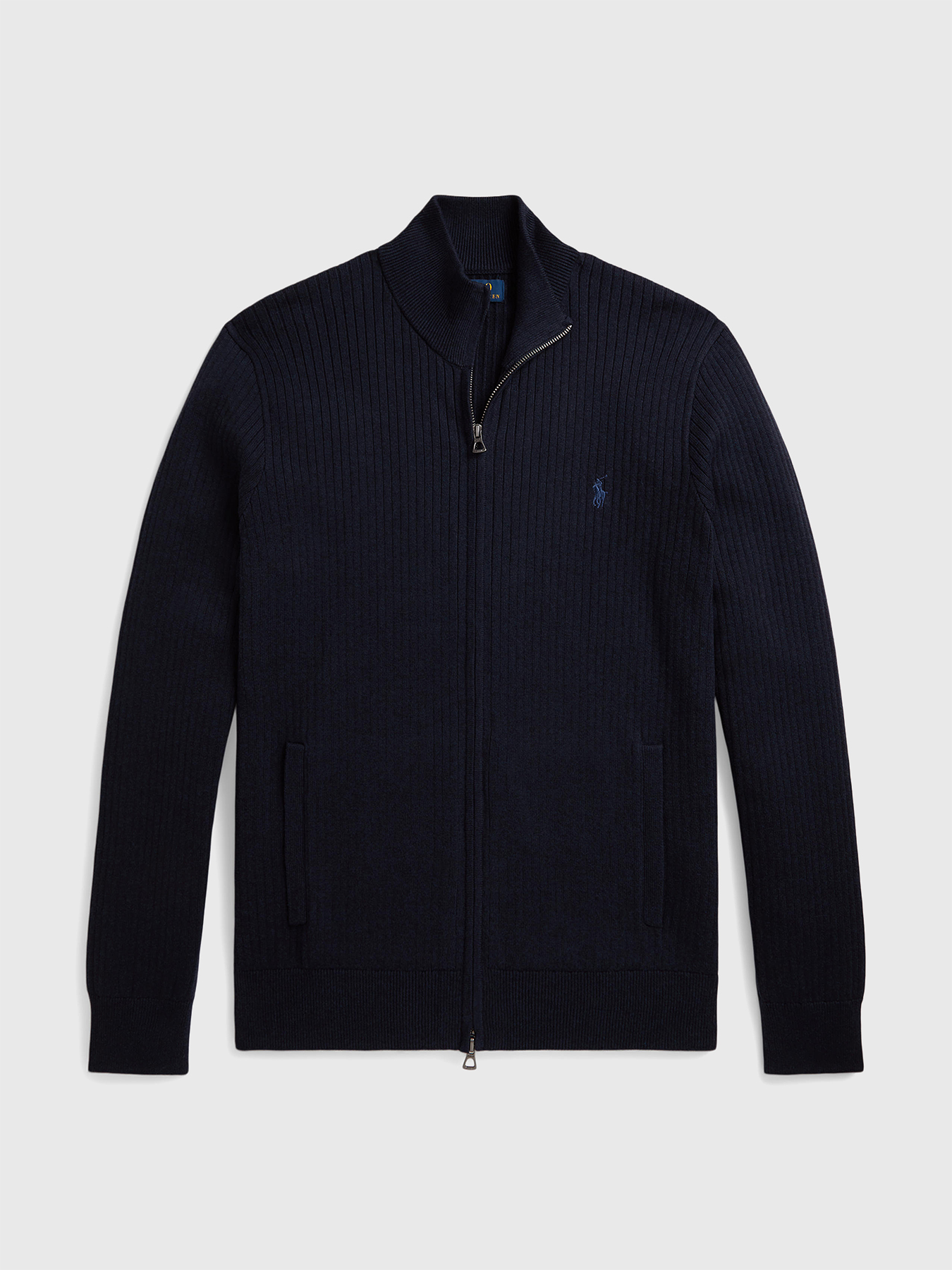 Cotton cardigan with zip brand POLO RALPH LAUREN