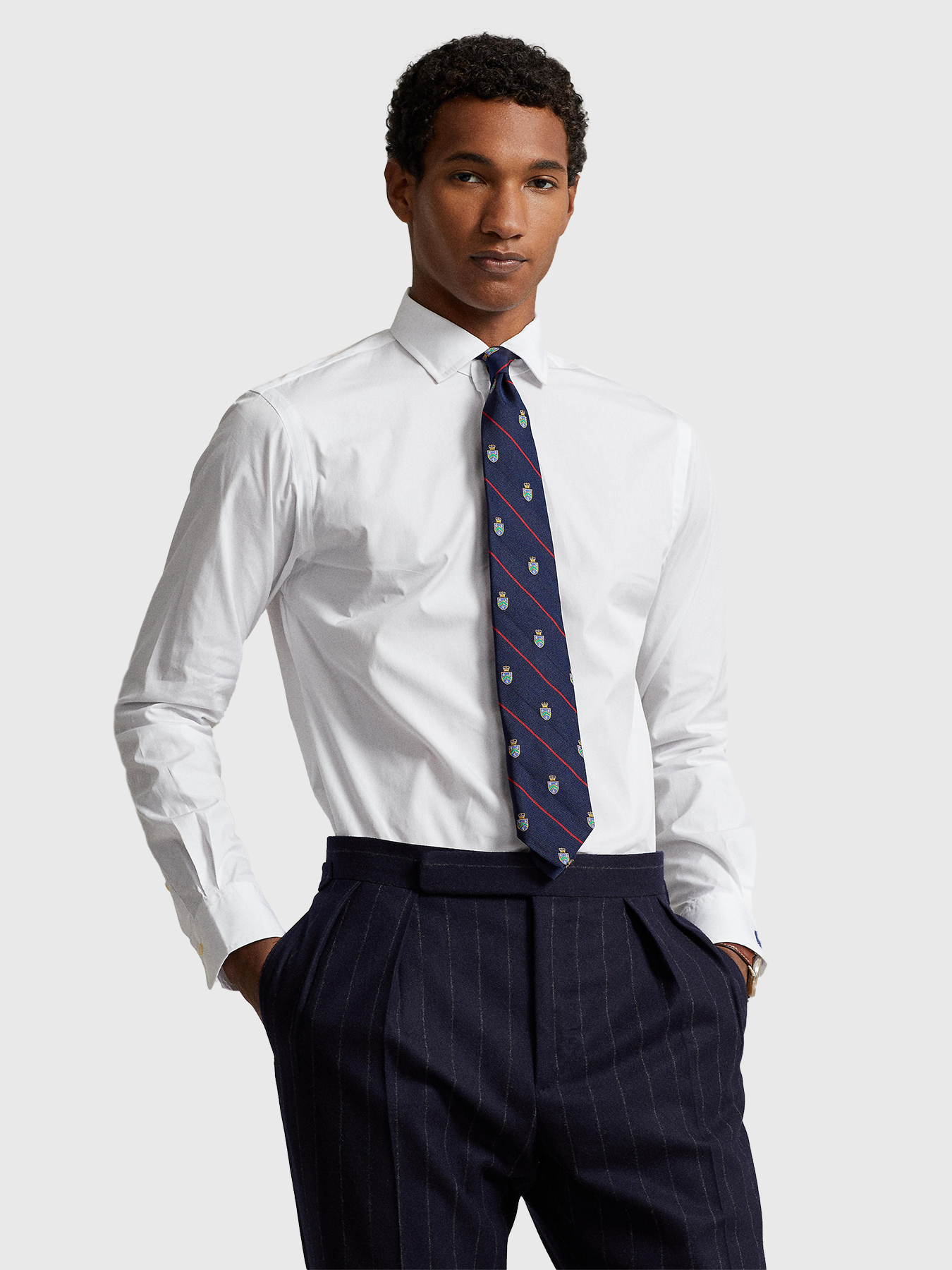 White cotton shirt brand POLO RALPH LAUREN