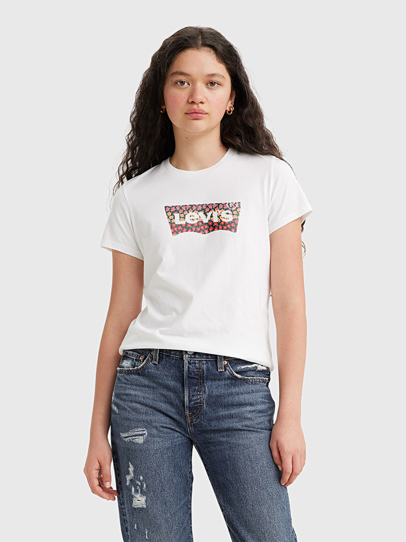 T-shirt with logo print brand LEVI'S® — Globalbrandsstore.com/en