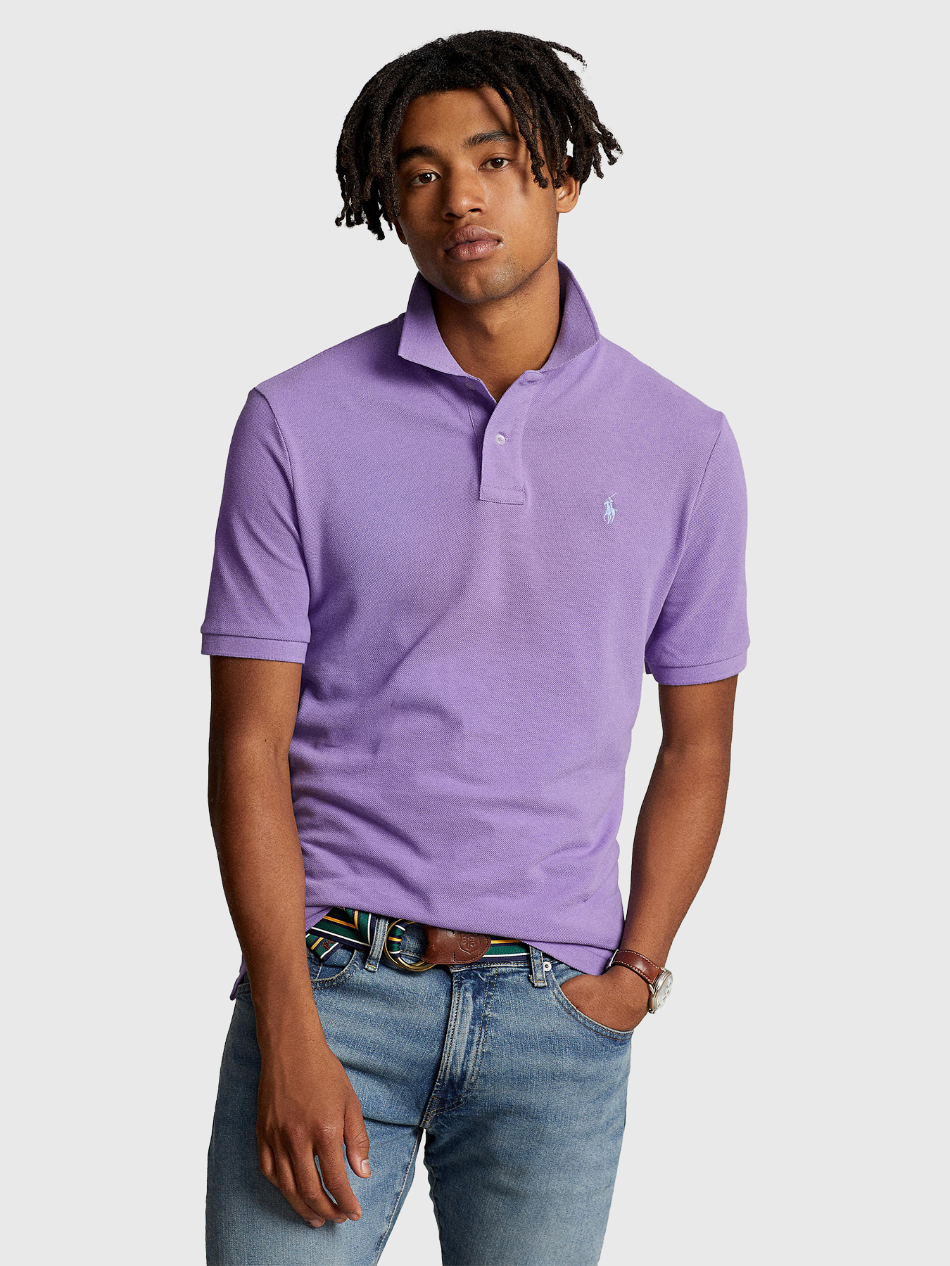 Cotton Polo-shirt with logo accent brand POLO RALPH LAUREN