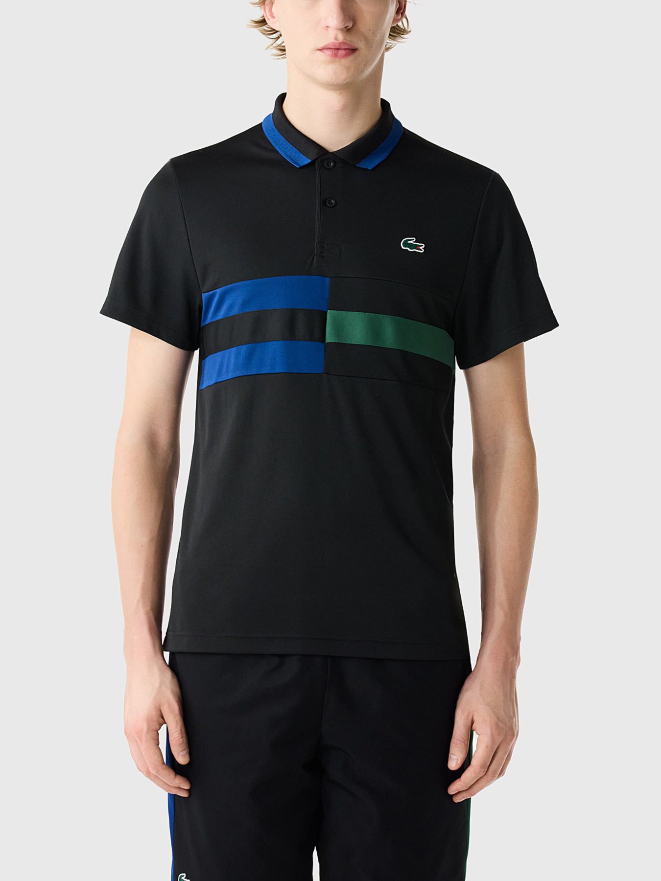 Tシャツ・カットソー LACOSTE SS24 Multicolor piquet polo shirt (DH8332 ISD) Lacoste Stripe Breathable Polo Shirt – TuesdaysChild.com