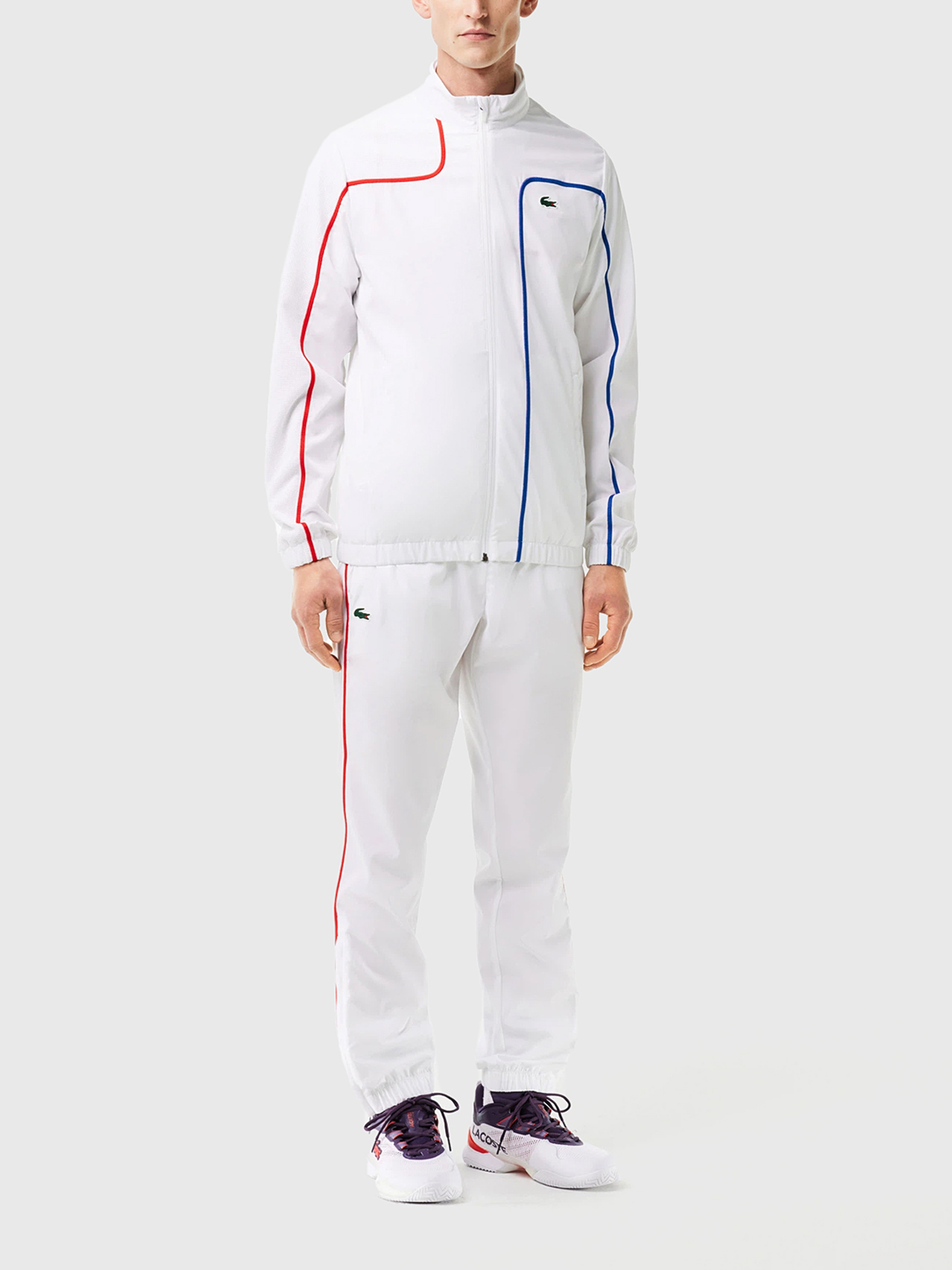 Tennis Tracksuit in dark blue brand LACOSTE — Globalbrandsstore.com/en