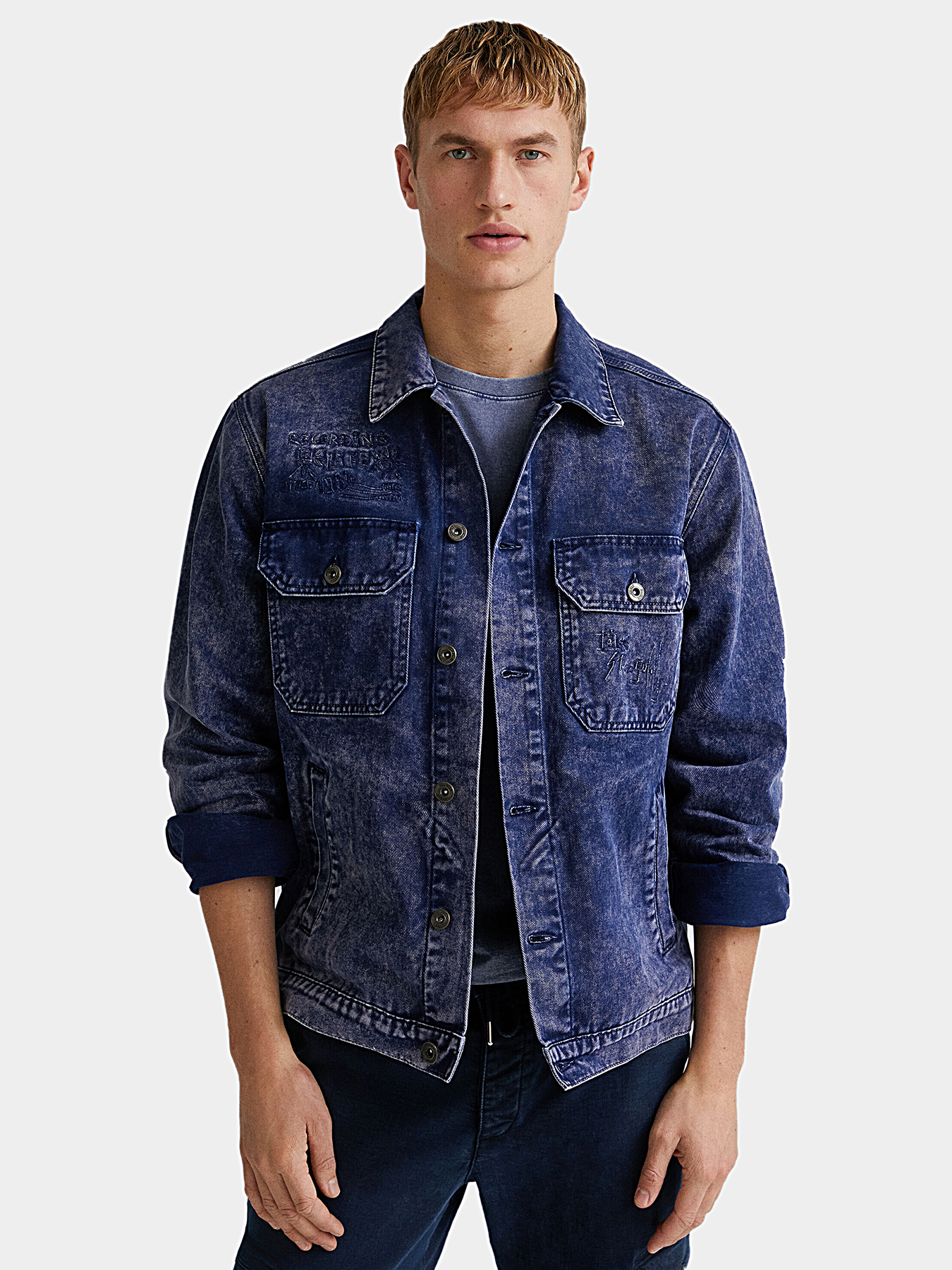 ROBERTO denim jacket brand DESIGUAL — Globalbrandsstore.com/en