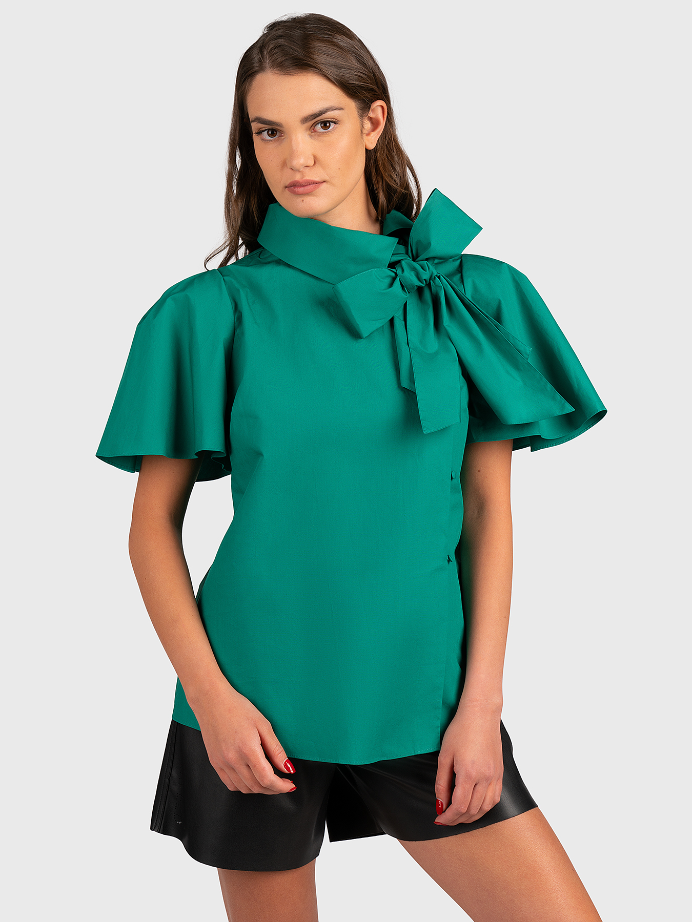 Organic cotton shirt with bow brand Karl Lagerfeld