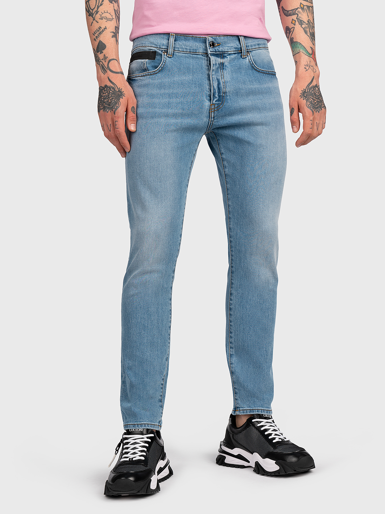 Cropped slim jeans brand CoSTUME NATIONAL Globalbrandsstore en