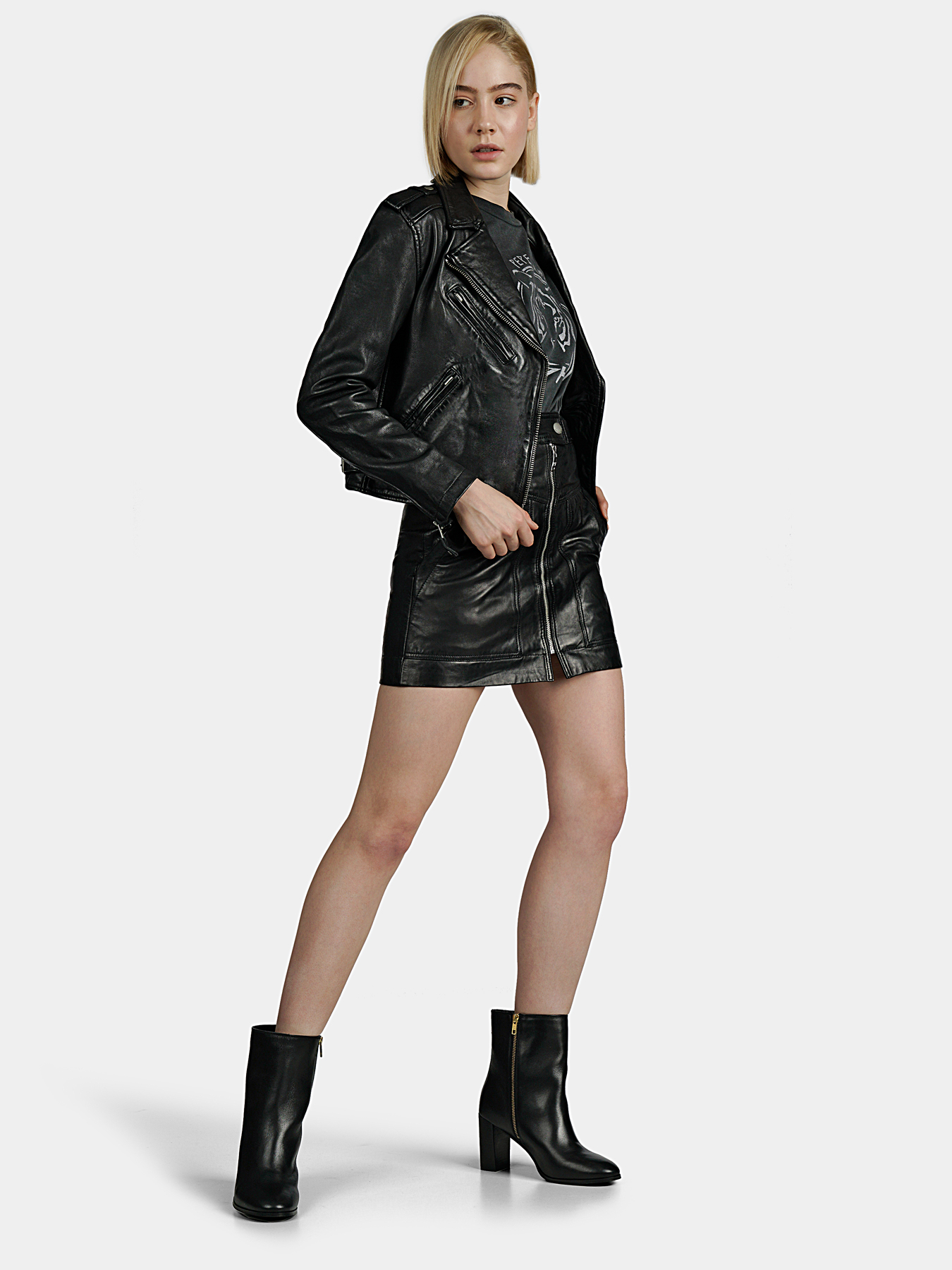 GINA Leather skirt brand Pepe — Globalbrandsstore.com/en