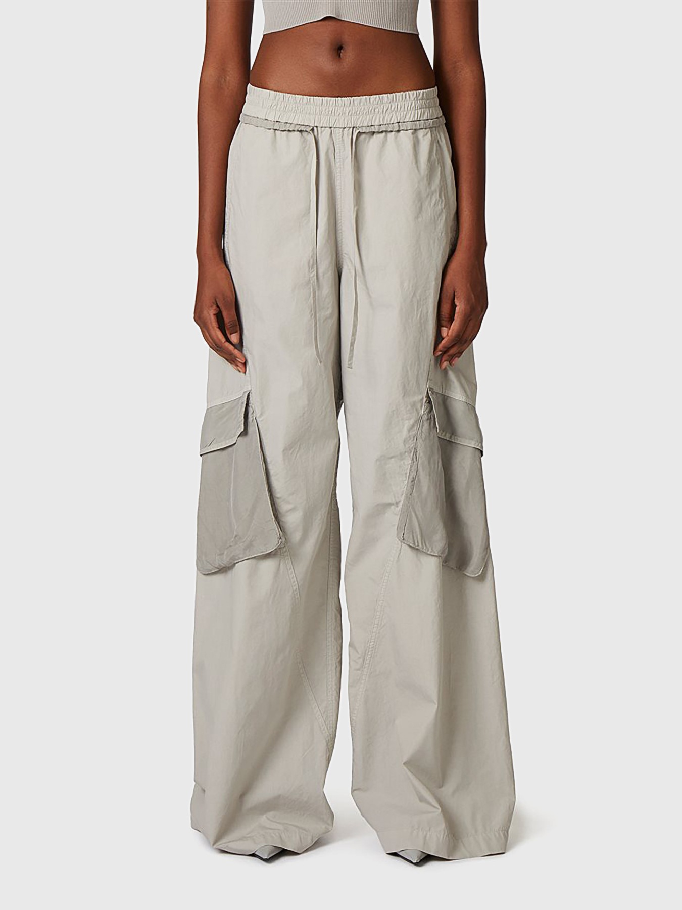 Cargo pants with wide legs brand ICEBERG — Globalbrandsstore