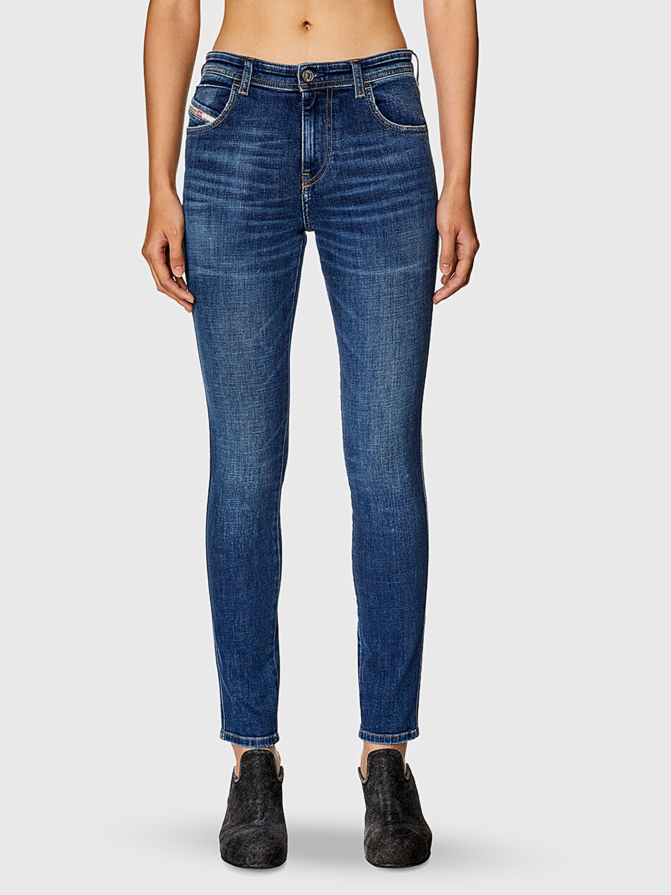 ★DIESEL★ 2015 Babila L30 Denim Pants Dark Blue A0360409L03 Diesel® 2015 Babhila | Women's skinny Jeans: tight, fitted