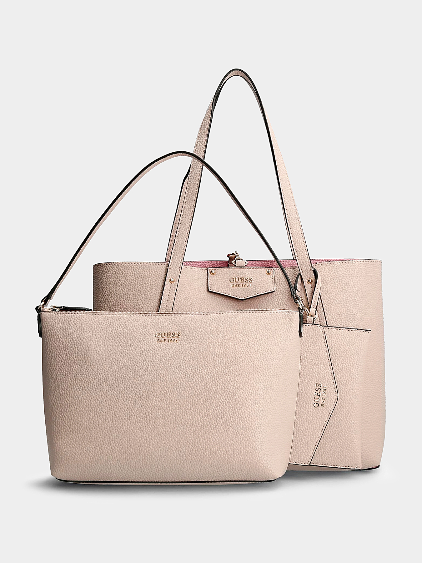 guess reversible bag