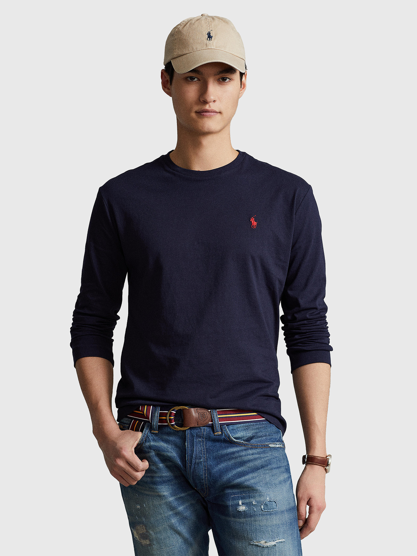 Cotton blouse with long sleeves brand POLO RALPH LAUREN