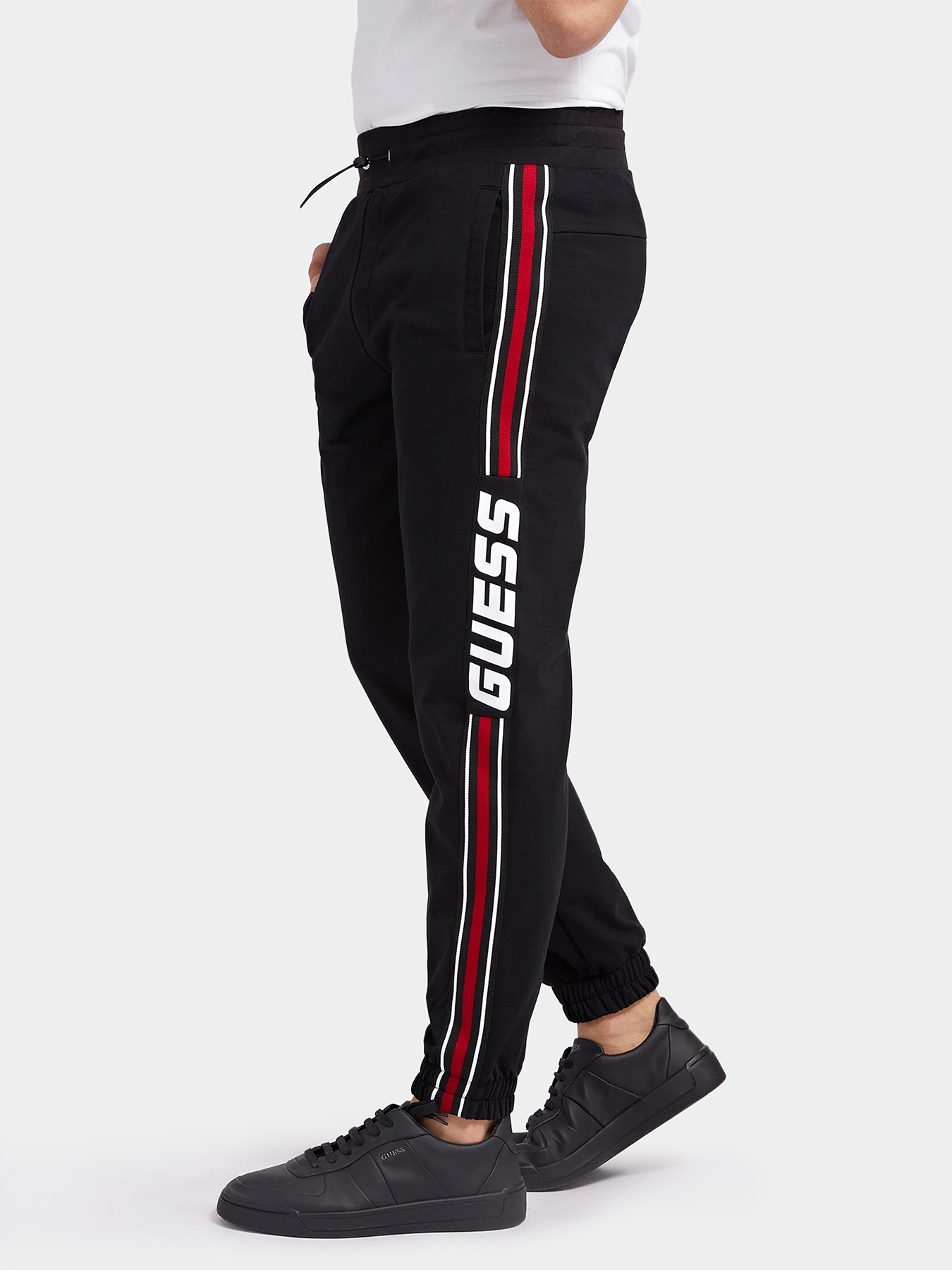 JERROD sports trousers with logo accent brand GUESS
