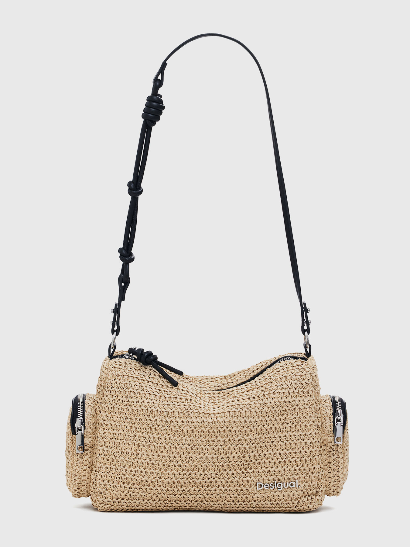 Raffia crossbody bag brand DESIGUAL —