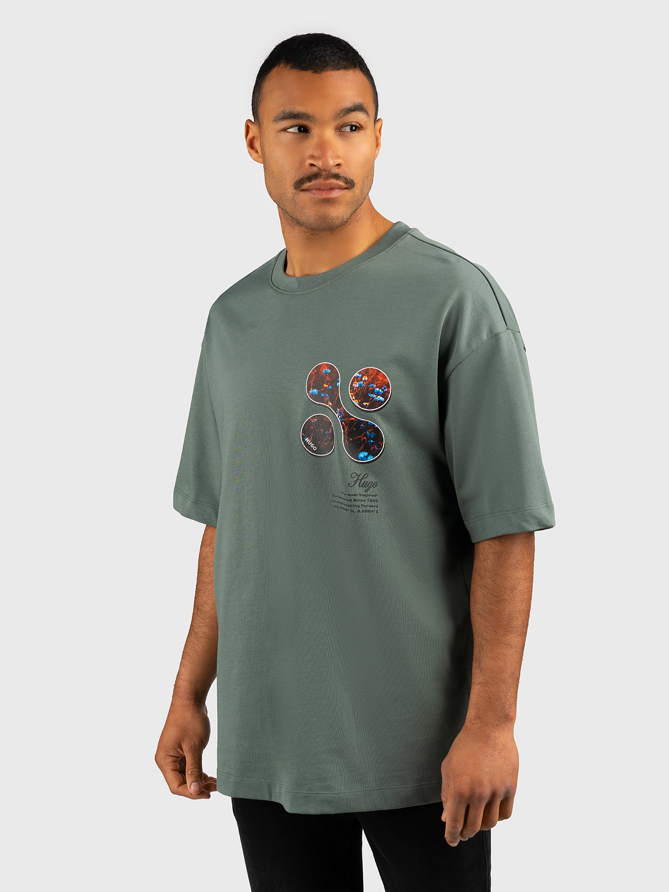 HUGO Tシャツ Drando TEE ＊関税 送料込＊ Tシャツ DIKINO cotton T-shirt brand HUGO — Globalbrandsstore.com/en
