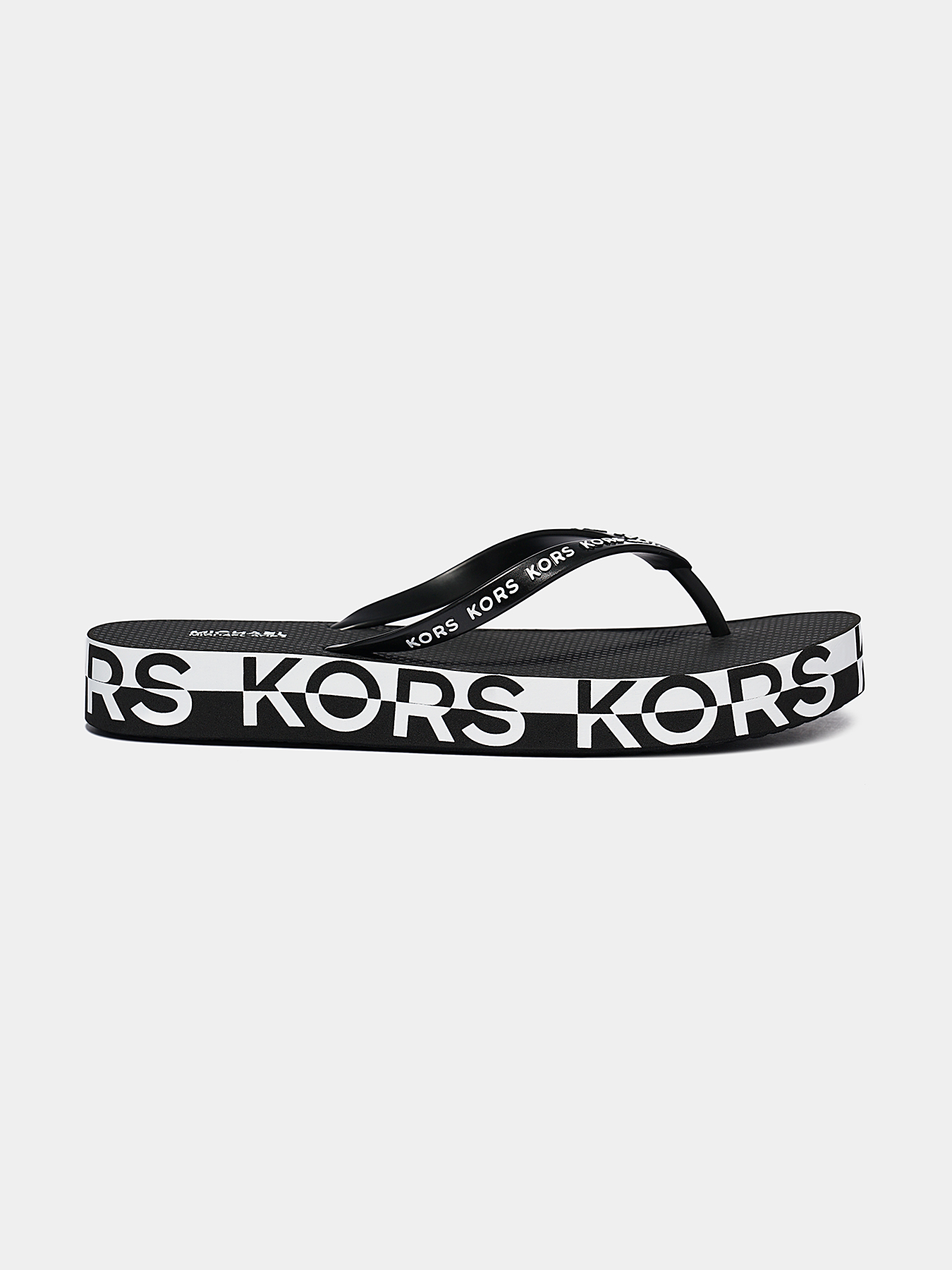 JOEY Flip-flops with contrasting logo print brand MICHAEL KORS —  Globalbrandsstore.com/en