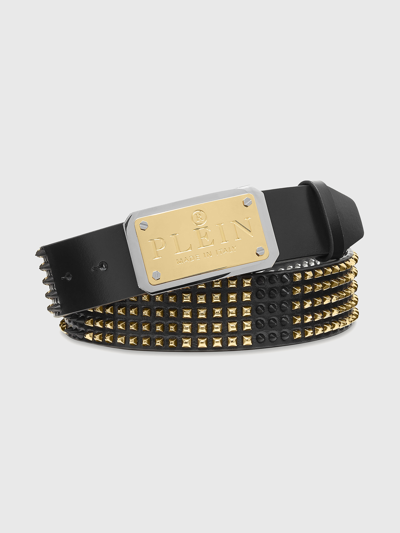 Leather belt with studs brand PHILIPP PLEIN