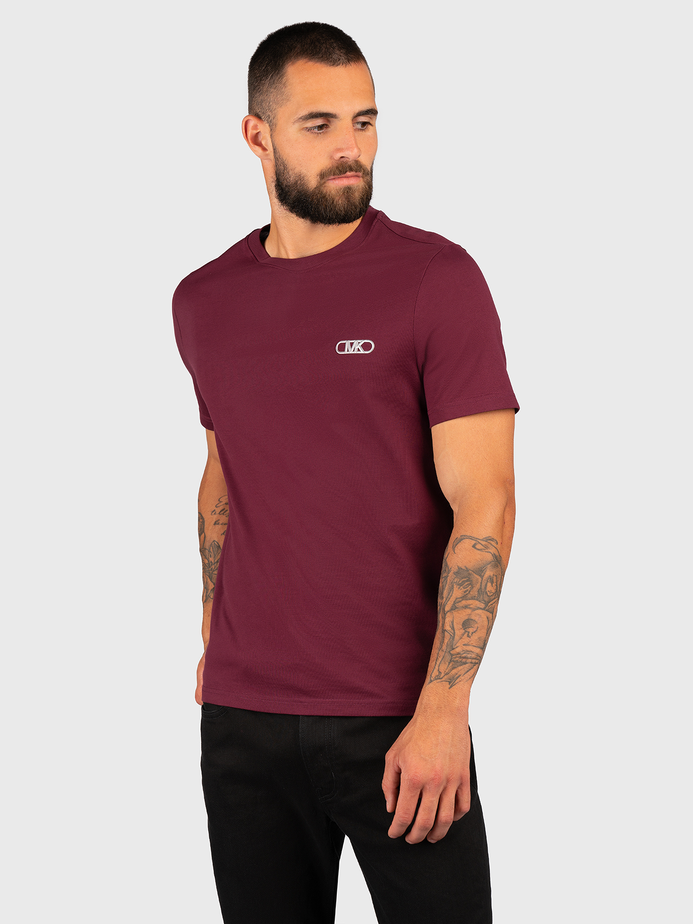 T-shirt with contrast logo detail brand MICHAEL KORS