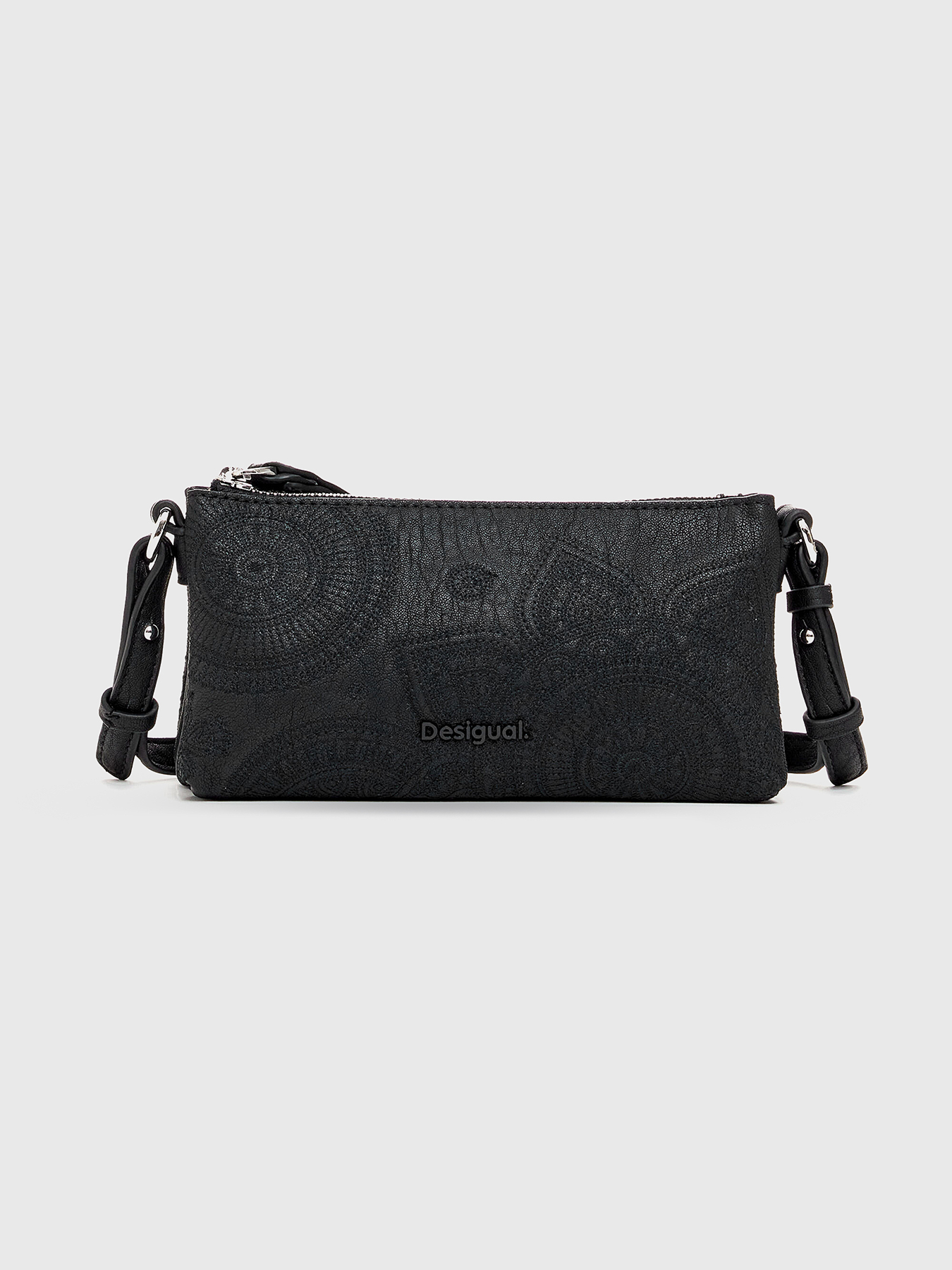 Sac à épaule Desigual Dejavu Dortmund Baby Bag - Bandoulière Noir - Polyuréthane - NEUF Avec étiquettes