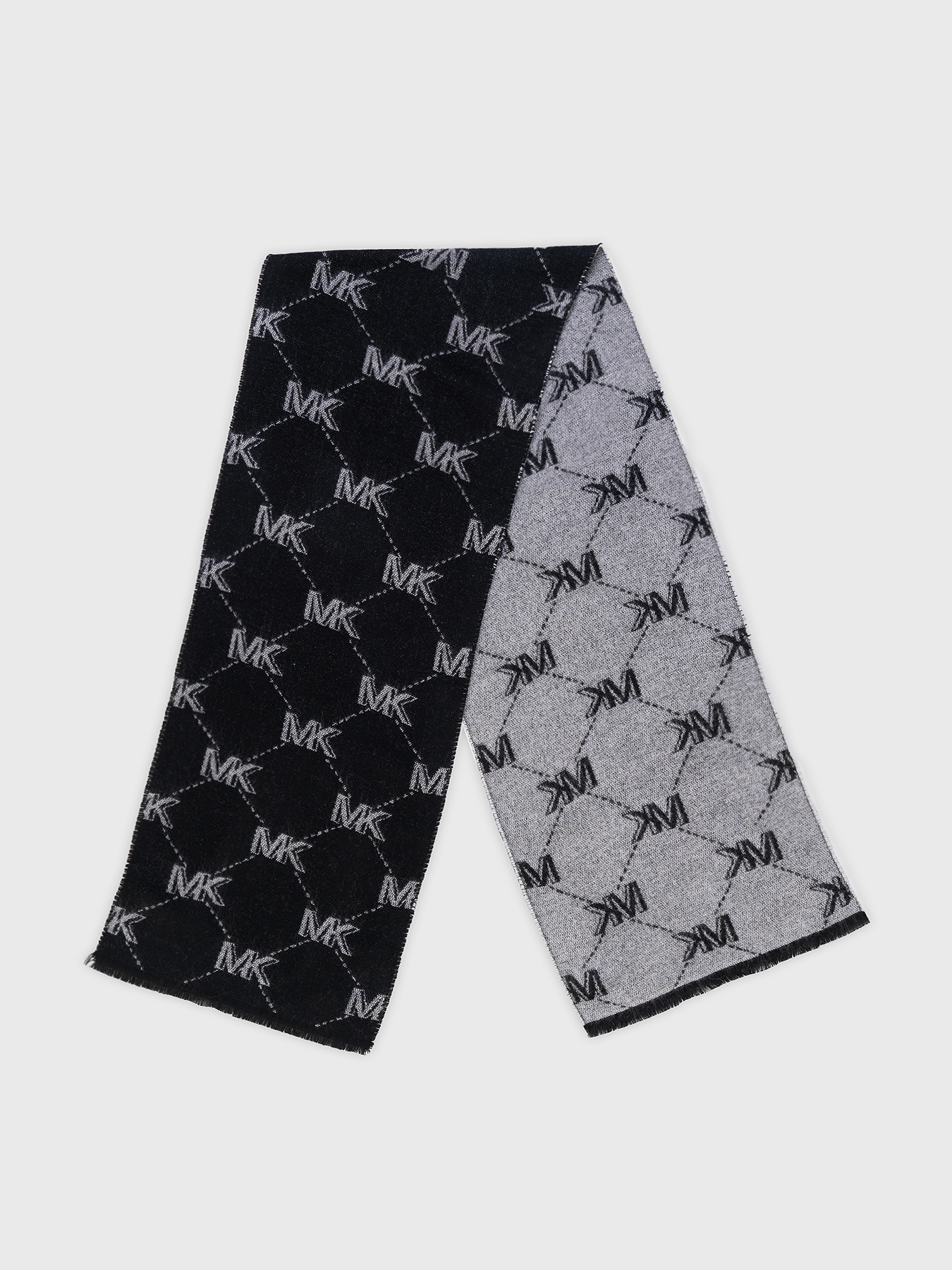 スカーフ Logo Motif Scarf T Monogram Bordered Oblong Scarf: Women's Designer Scarves