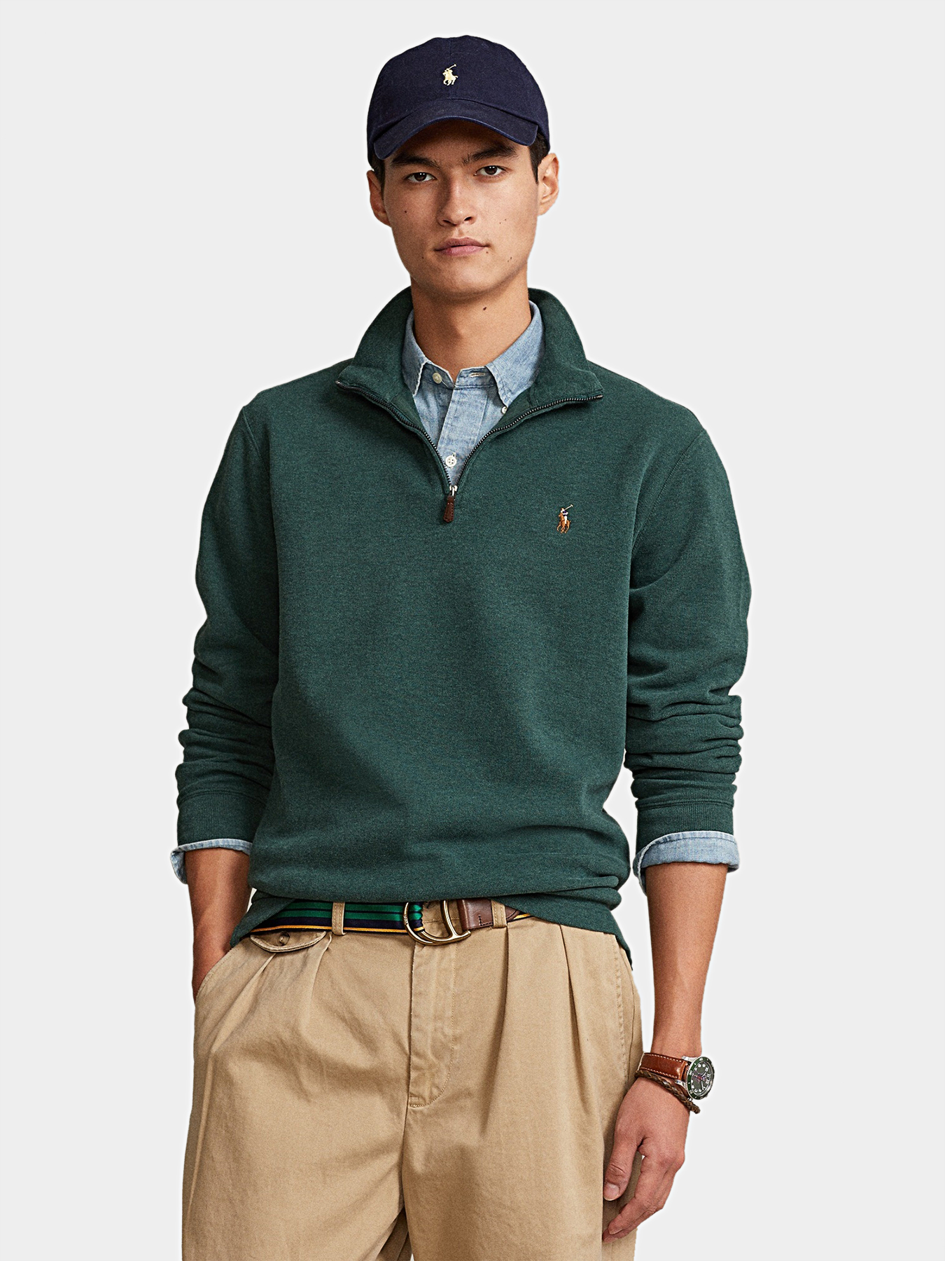 Green sweater brand POLO RALPH LAUREN — /en
