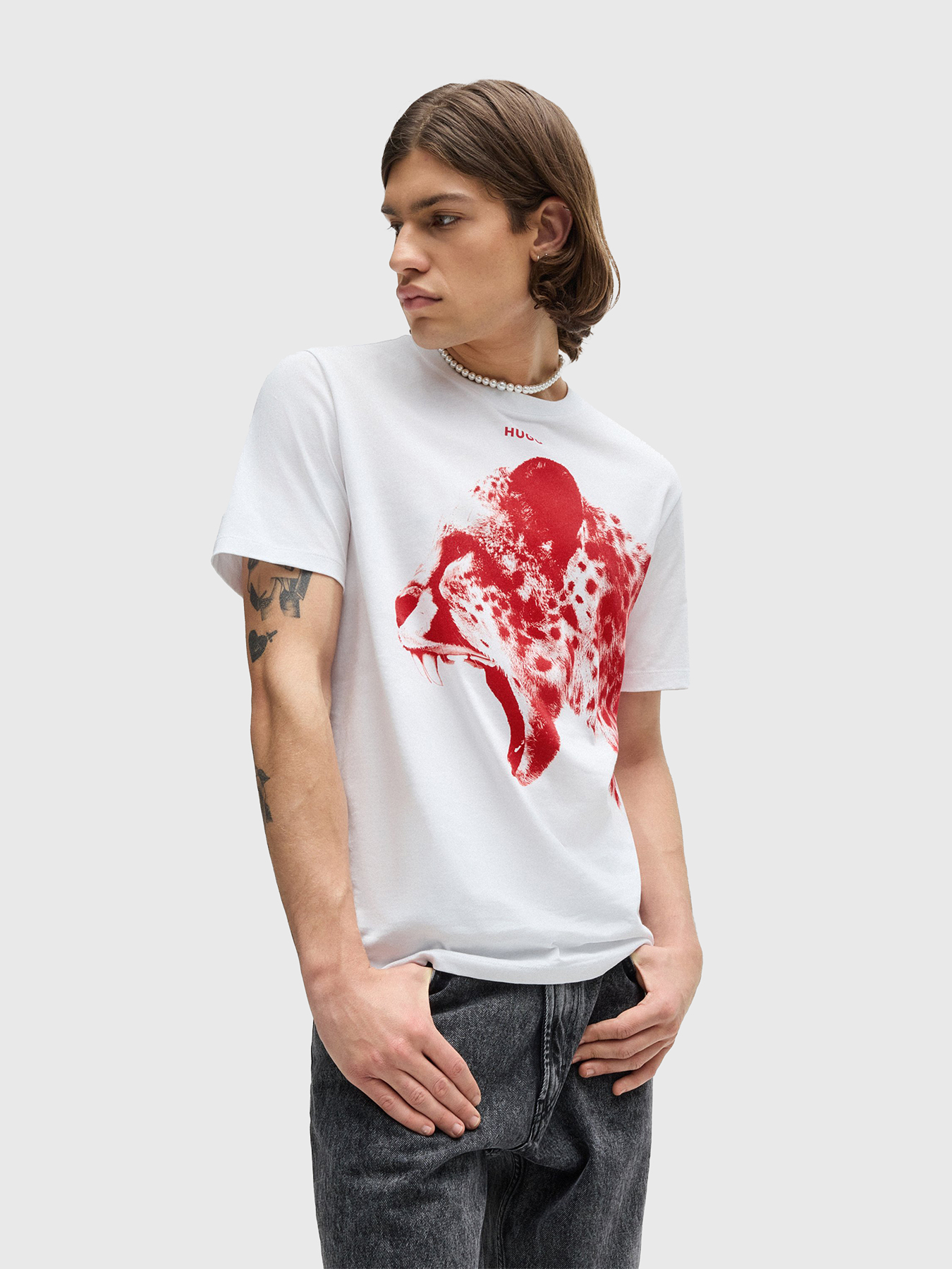 Hugo Dikobra Tシャツ H50519013-100FW24(3).jpg