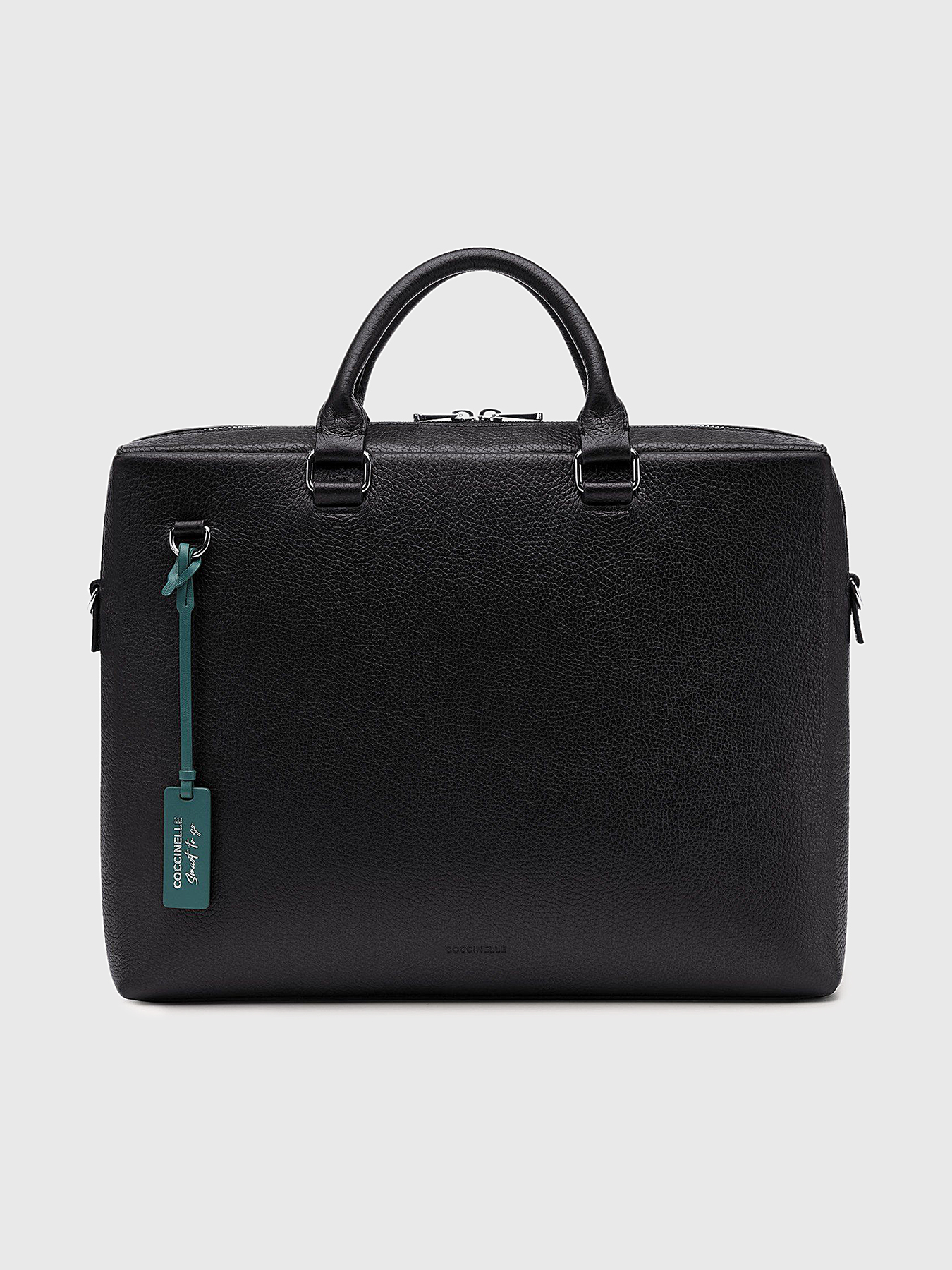 【関税&送料込】Coccinelle Bags Black Coccinelle Bag Black Leather Branded Designer Handbag Zip | eBay