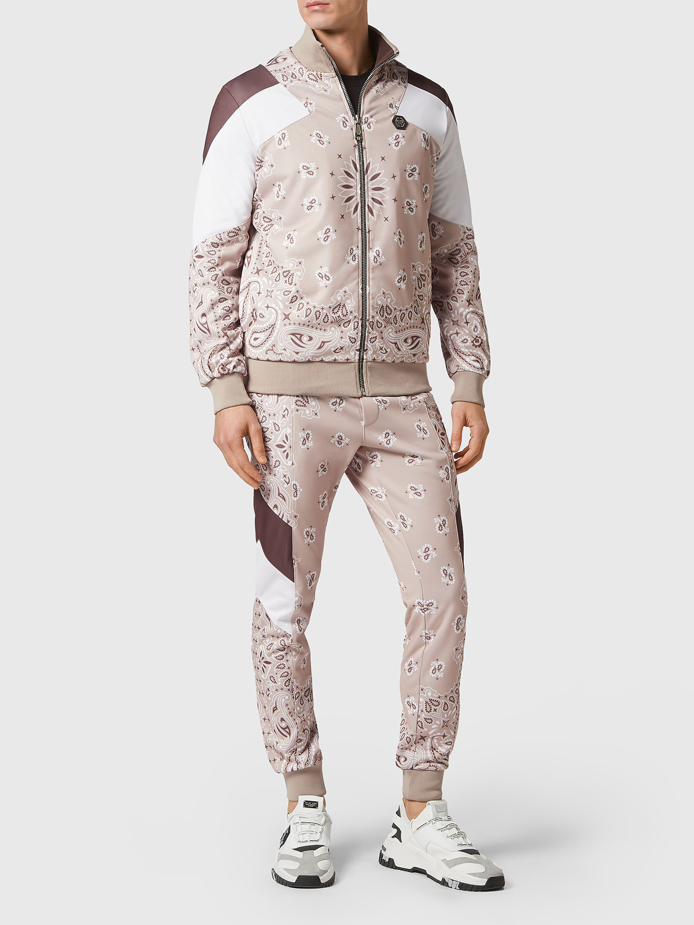 PHILIPP PLEIN MTK7851PJY002N01 関税送料込 Jogging tracksuit with paisley print brand PHILIPP PLEIN
