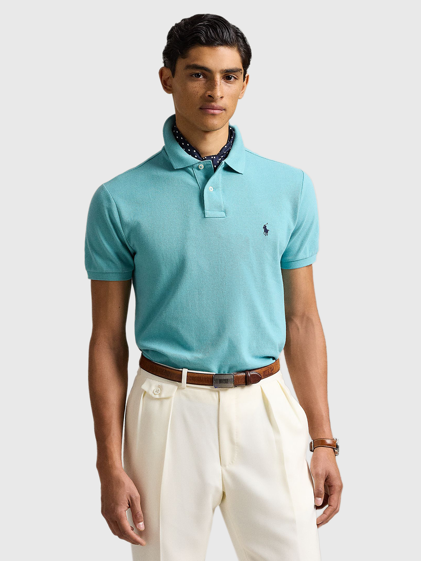Tシャツ・カットソー POLO RALPH LAUREN COTTON POLO CANDYSHOP (710.795080.014) Striped Mesh Polo Shirt