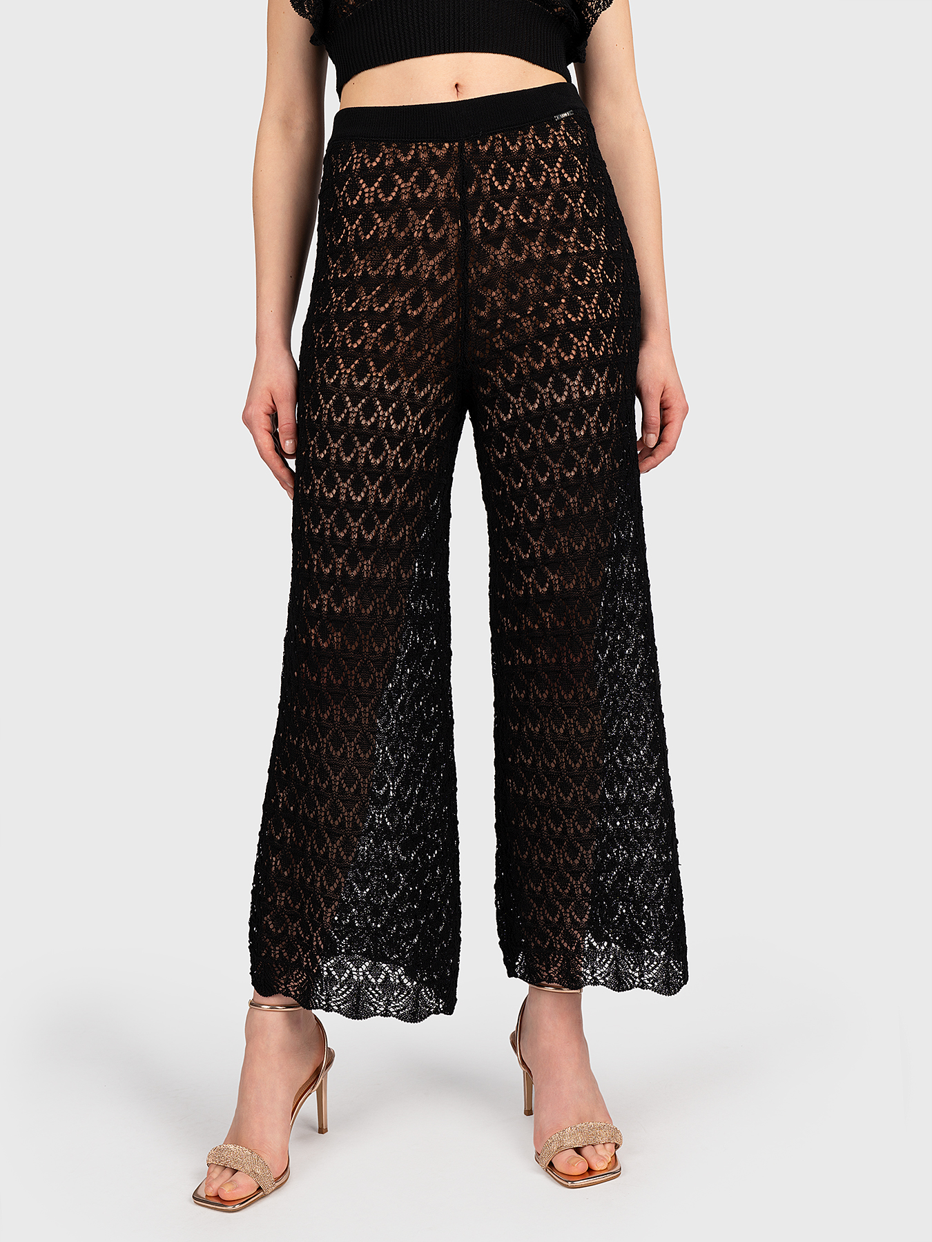 パンツ LIU JO Woman Pants Black WA5427T4433 22222 Liu Jo Outlet: Pants woman - Black | Liu Jo pants